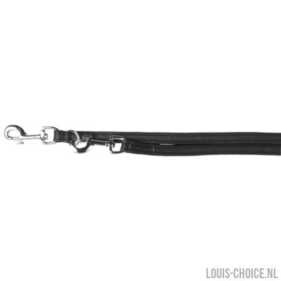 Trixie Hondenriem Politielijn Active Comfort Leer Zwart-TRIXIE-Louis Choice