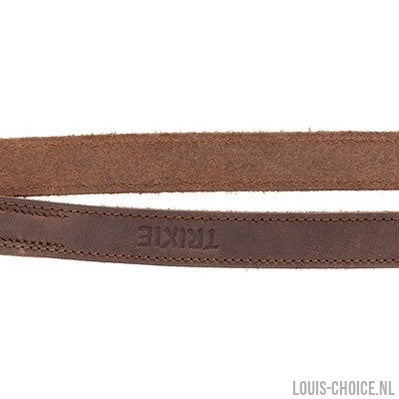 Trixie Hondenriem Rustic Verstelbaar Vetleer Donkerbruin-TRIXIE-Louis Choice