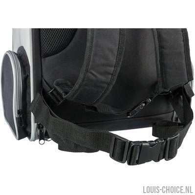 Trixie Hondentas Rugtas Chloe Lichtgrijs / Zwart-TRIXIE-Louis Choice