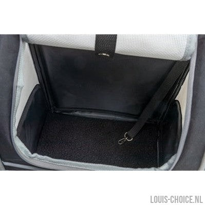 Trixie Hondentas Rugtas Chloe Lichtgrijs / Zwart-TRIXIE-Louis Choice