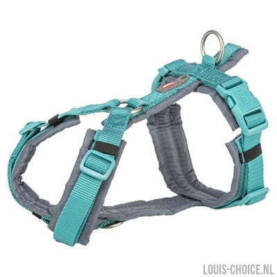 Trixie Hondentuig Premium Trekking Aqua Blauw / Grafiet Grijs-TRIXIE-Louis Choice