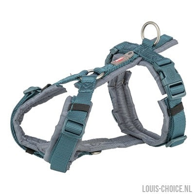 Trixie Hondentuig Premium Trekking Petrol Blauw/ Grafiet Grijs-TRIXIE-Louis Choice