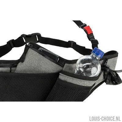 Trixie Joggingriem Met Lijn Grijs / Zwart-TRIXIE-Louis Choice