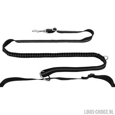 Trixie Joggingriem Met Lijn Grijs / Zwart-TRIXIE-Louis Choice