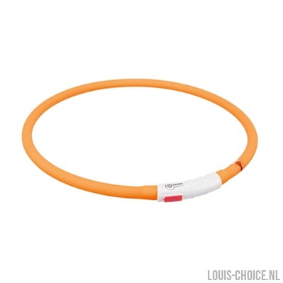 Trixie Lichtgevende Halsband Hond Usb Siliconen Oplaadbaar Oranje-TRIXIE-Louis Choice