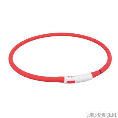 Trixie Lichtgevende Halsband Hond Usb Siliconen Oplaadbaar Rood-TRIXIE-Louis Choice