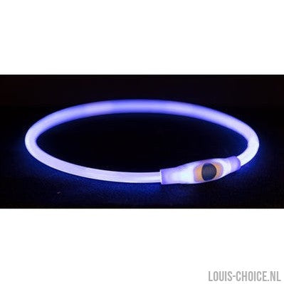 Trixie Lichtgevende Halsband Usb Flash Light Oplaadbaar Tpu Blauw-TRIXIE-Louis Choice