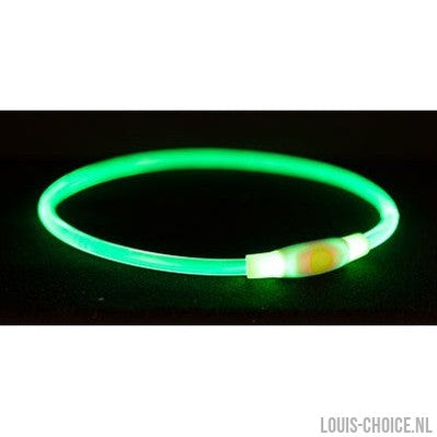 Trixie Lichtgevende Halsband Usb Flash Light Oplaadbaar Tpu Groen-TRIXIE-Louis Choice
