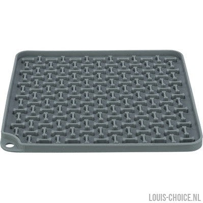 Trixie Lick'n'snack Mat Siliconen Donkergrijs-TRIXIE-Louis Choice