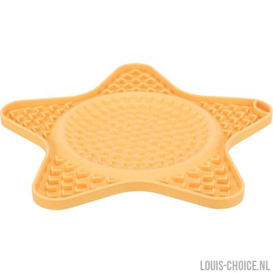 Trixie Lick'n'snack Mat Ster Siliconen Geel-TRIXIE-Louis Choice