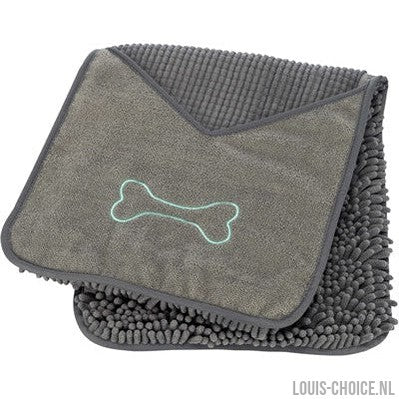 Trixie Microvezel Handdoek Met Insteekzakken Grijs-TRIXIE-Louis Choice