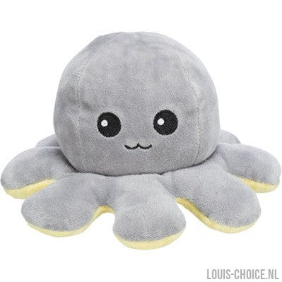 Trixie Octopus Omkeerbaar Pluche Grijs / Geel-TRIXIE-Louis Choice