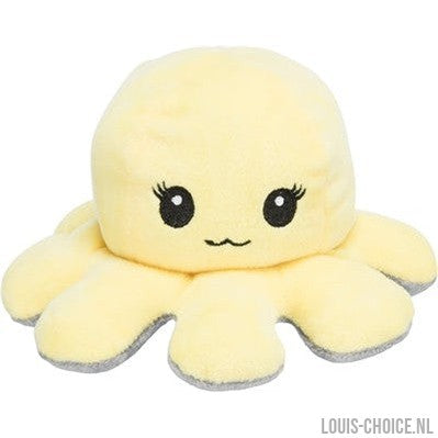 Trixie Octopus Omkeerbaar Pluche Grijs / Geel-TRIXIE-Louis Choice
