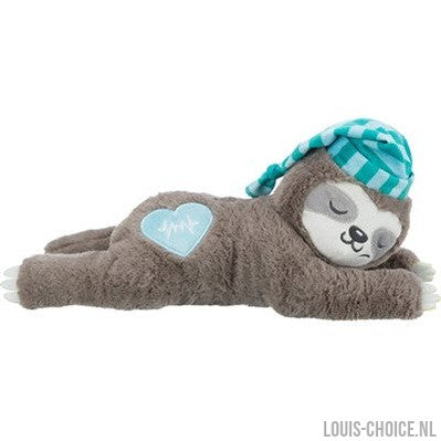Trixie Pluche Luiaard Grijs Met Heartbeat Voor Puppy-TRIXIE-Louis Choice