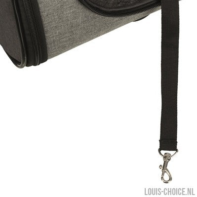 Trixie Reismand Trolley Zwart / Lichtgrijs-TRIXIE-Louis Choice