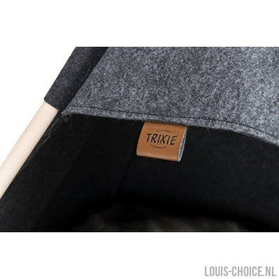 Trixie Schuilplaats Tipi Vilt Antraciet-TRIXIE-Louis Choice
