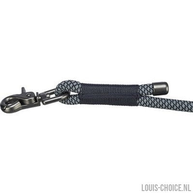 Trixie Soft Rope Hondenriem Verstelbaar Zwart / Grijs-TRIXIE-Louis Choice