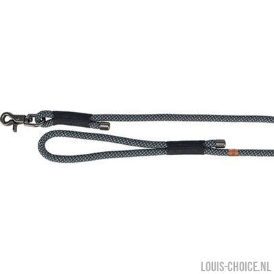 Trixie Soft Rope Hondenriem Zwart / Grijs-TRIXIE-Louis Choice