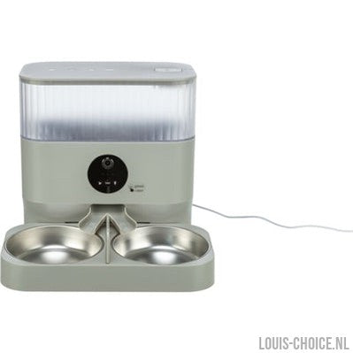 Trixie Voerbak / Drinkbak Dubbel Voor #24347 Kunststof / Rvs Wit-TRIXIE-Louis Choice