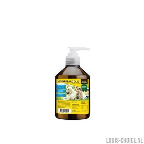 Utopia Diertotaal Hennepzaadolie Met Pompje-UTOPIA-Louis Choice