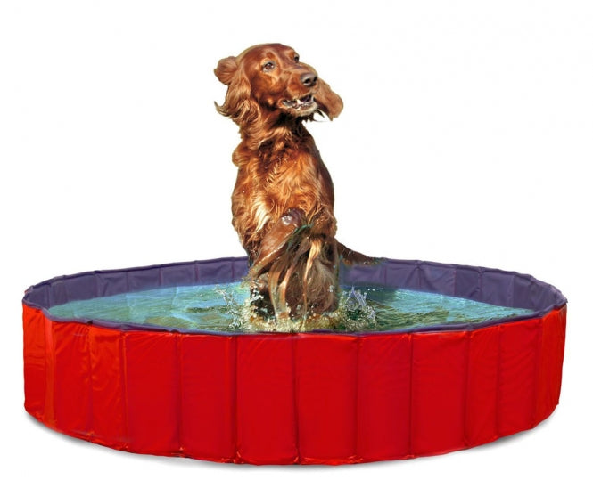Karlie DOGGY POOL - zwembad voor honden - rood-blauw - 160 cm