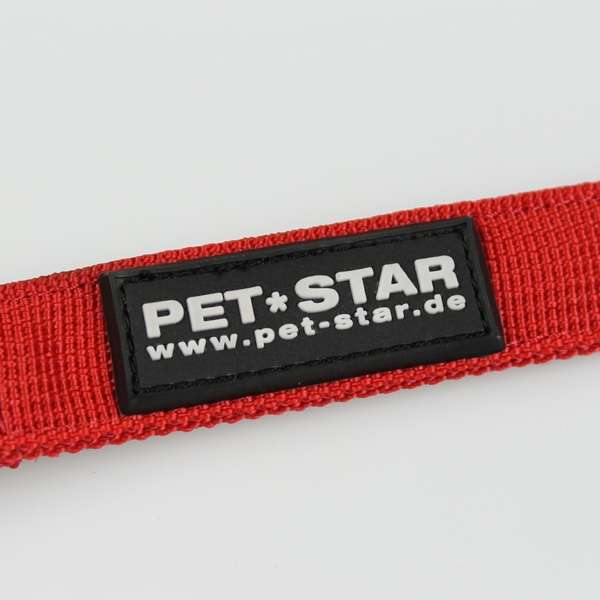 Pet-Star riem (geschikt voor het Pet-Star zachte tuig / gaastuig) - rood