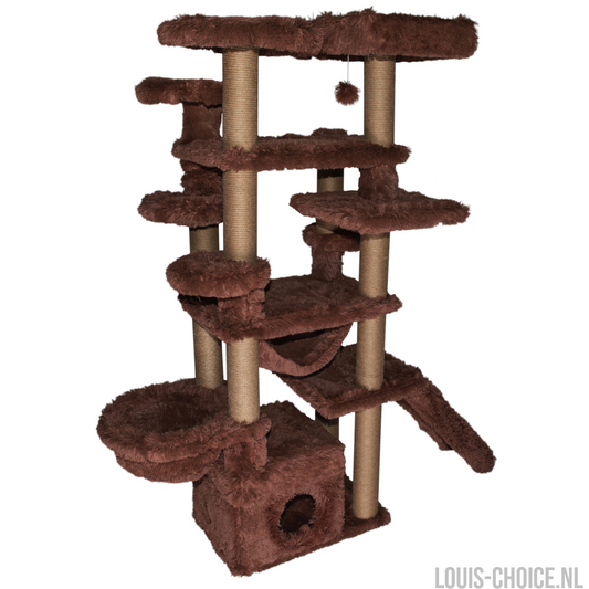 Topmast Krabpaal Fluffy Langhaar - Malta - Bruin