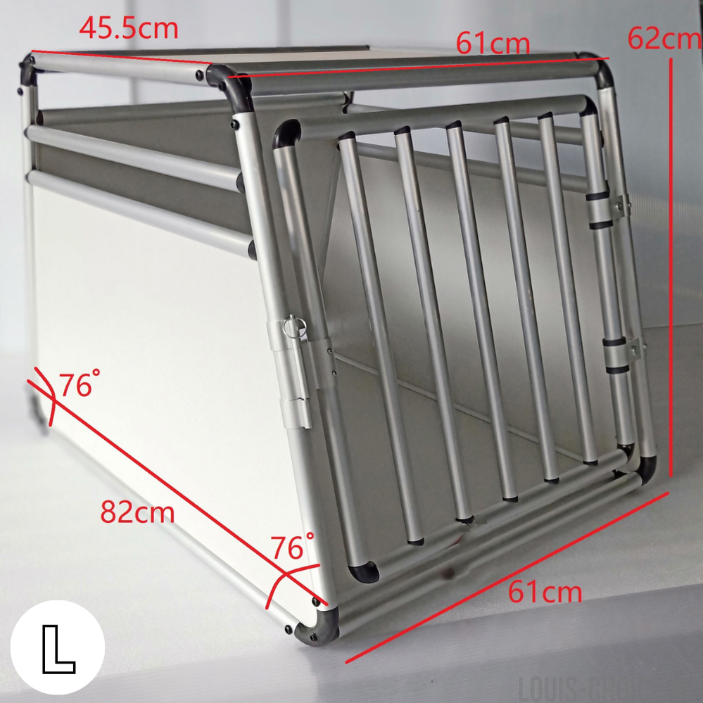 Topmast Autobench Aluminium - Stevige Reisbench - Ronde Buizen - Lichtgrijs - Diverse maten