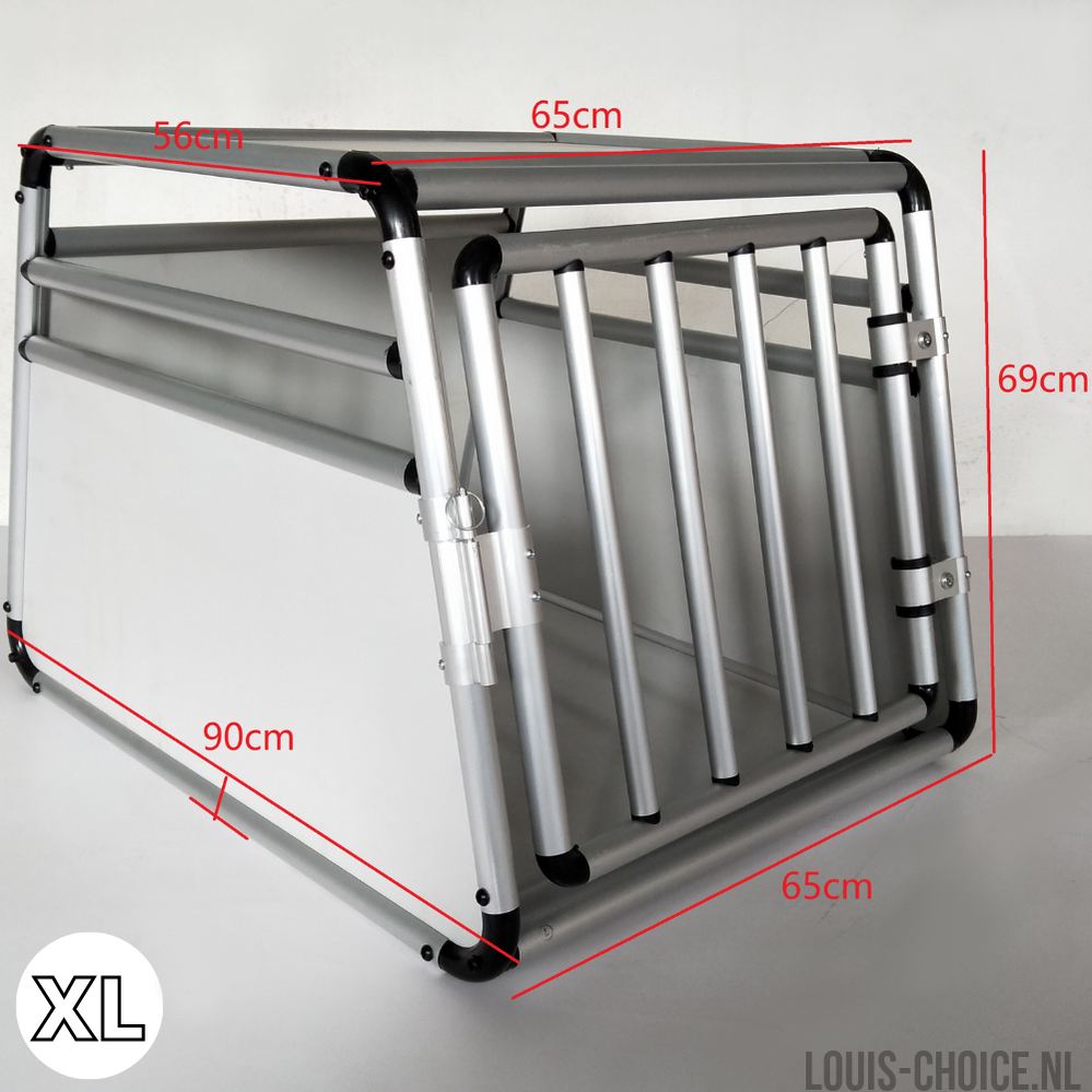 Topmast Autobench Aluminium - Stevige Reisbench - Ronde Buizen - Lichtgrijs - Diverse maten