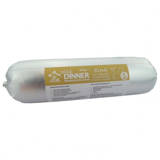 Wild Dinner Gourmetworst Rundvlees met Hokkaido - 800 g