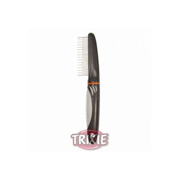 Trixie Verzorgingskam met korte en lange tanden - 22 cm