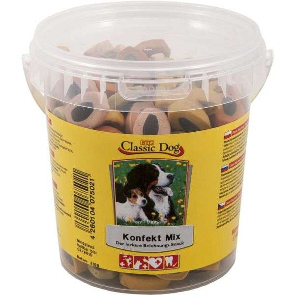 Classic Dog Snack Konfekt Mix in Emmer - 500 g