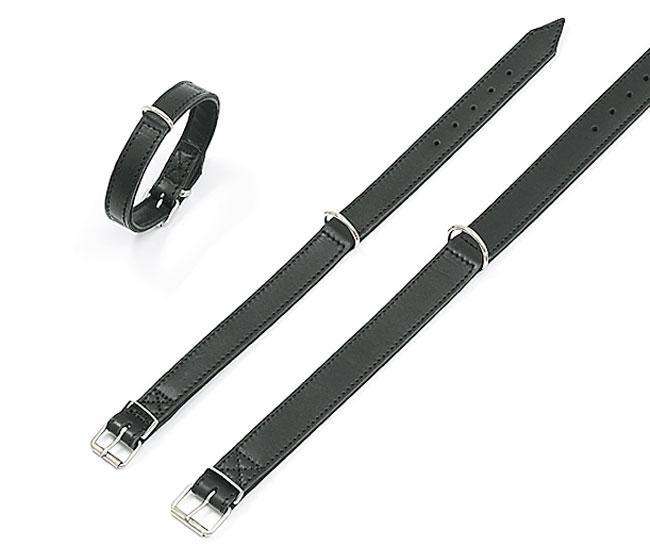 Karlie RONDO Halsband Genaaid - Zwart - 27 mm, 52 cm
