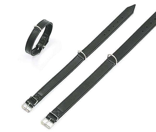 Karlie RONDO Halsband Genaaid - Zwart - 27 mm, 47 cm