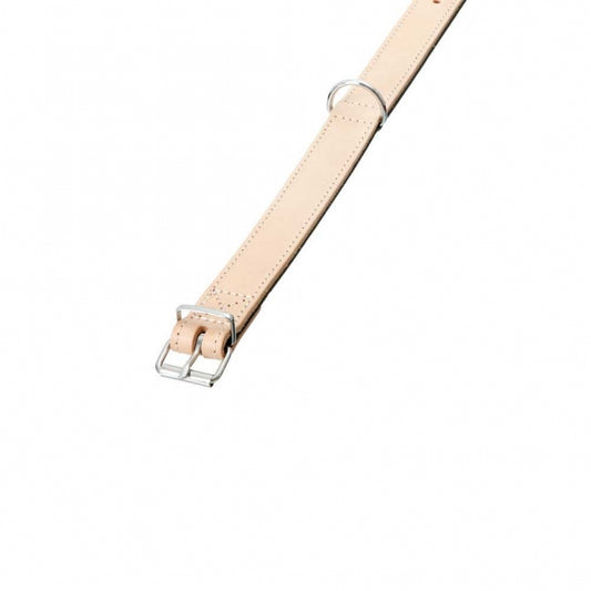 Karlie RONDO Halsband Genaaid - Natuur/Zwart - 32 mm, 57 cm
