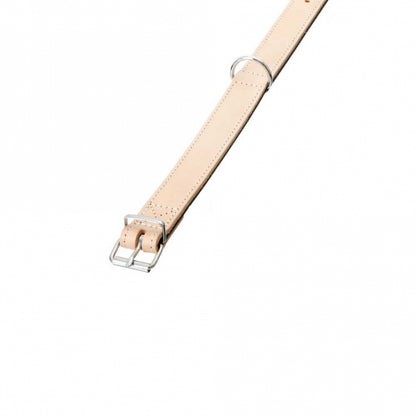 Karlie RONDO Halsband Genaaid - Natuur/Zwart - 24 mm, 42 cm
