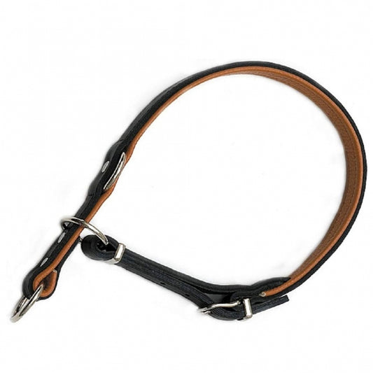 Karlie Rondo Slip-Halsband - Zwart/Cognac - 42-45 cm