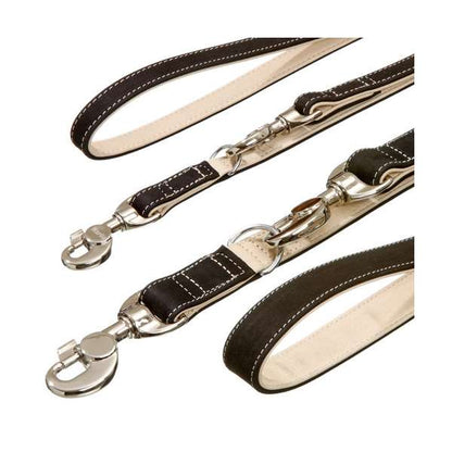 Karlie Buffalo Ultra Looplijn - Zwart/Hellbeige - 25 mm / 200 cm