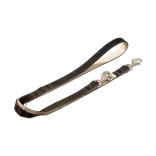 Karlie Buffalo Ultra Looplijn - Zwart/Hellbeige - 25 mm / 200 cm