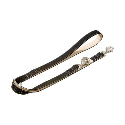 Karlie Buffalo Ultra Looplijn - Zwart/Hellbeige - 15 mm / 200 cm
