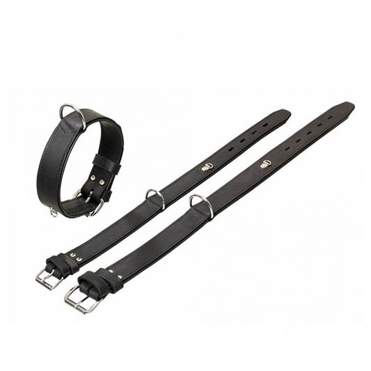 Karlie Rondo Halsband met Ring voor Adresbuis - Zwart - 55cm / 35mm
