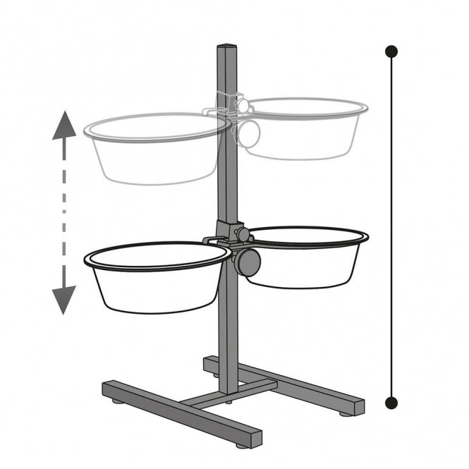 Karlie - Otis Plus - Dubbele komhouder - 2,5 l