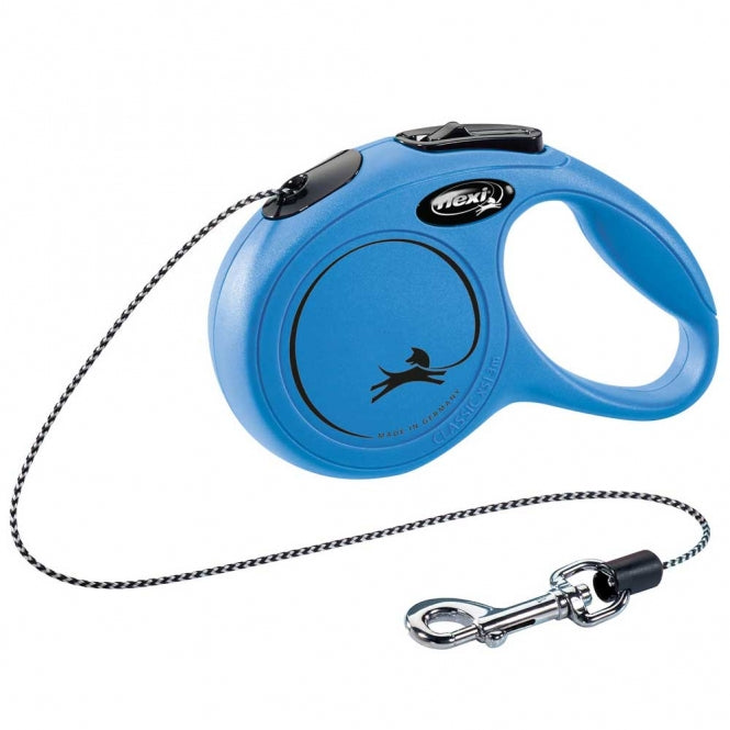 FLEXI Rollijn New CLASSIC Touw - 3m, tot 8kg - Blauw