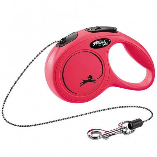 FLEXI Rollijn New CLASSIC Touw - 3m, tot 8kg - Rood