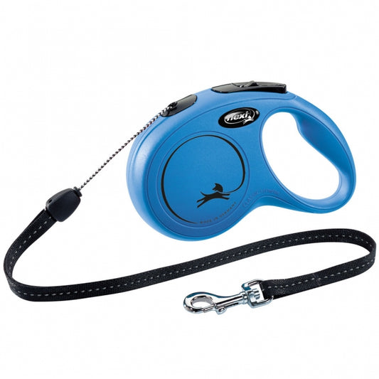 FLEXI Rollijn New CLASSIC Touw - 8m, tot 12kg - Blauw