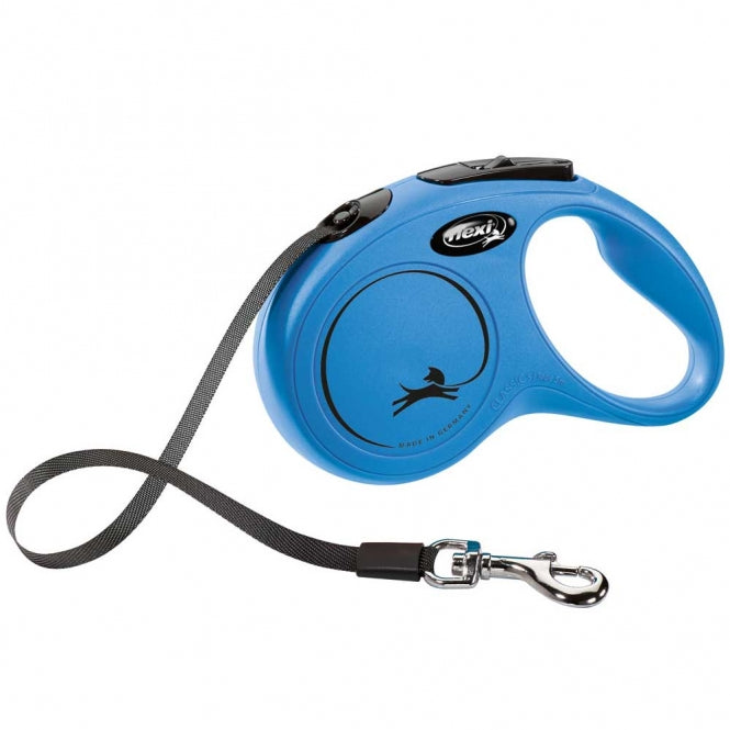 FLEXI Rollijn New CLASSIC Band - 5m, tot 15kg - Blauw