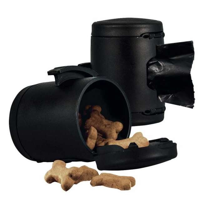Flexi - VARIO Multi Box voor poepzakjes of traktaties - Zwart