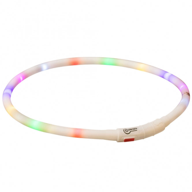 Trixie Flits lichtring USB van silicone - kleurrijk