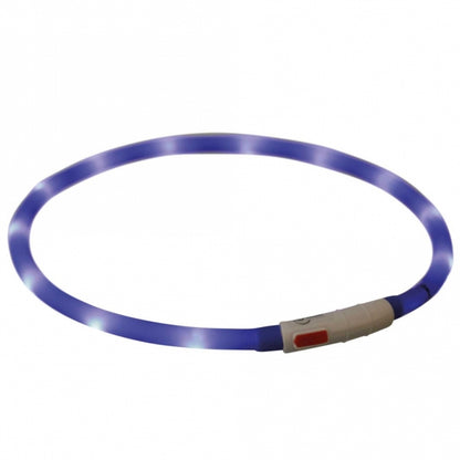 Trixie Flits light ring USB van silicone - koningsblauw
