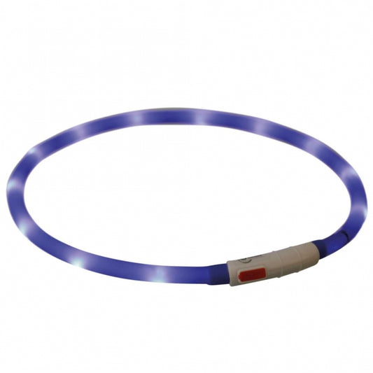 Trixie Flits light ring USB van silicone - koningsblauw